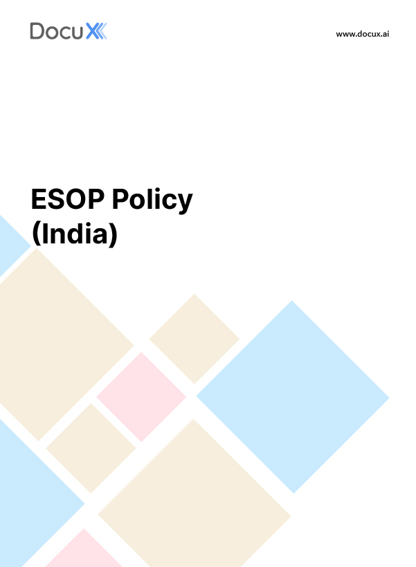 ESOP Policy (India)
